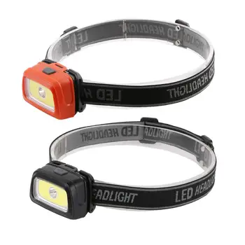 

XPE+COB LED 3 Modes Portable Headlight Wide-Angle Lighting Headlamp Waterproof Flashlight Torch for Night Outdoor Adventure