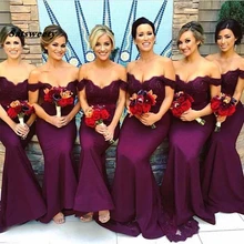 dark mauve bridesmaid dresses