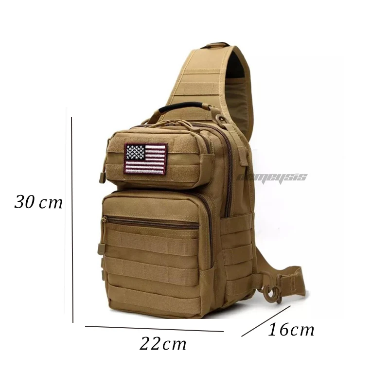 Походная нагрудная сумка, водонепроницаемая, прочная, для альпинизма, военная, через плечо, рюкзаки, Molle, удобная, тактическая, для кемпинга, грудь, спортивные сумки