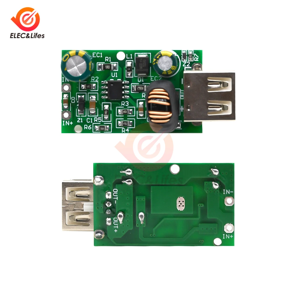 12V 24V 48V 60V 72V DC-DC Step Down Buck Converter 5V 2A USB Lade board  Modul für Auto Handy Netzteil Ladegerät