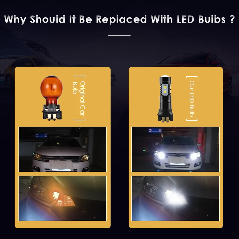 CANBUS LED  DRL ְ , ȭƮ CANBUS 12V,  MK7 Golf7 W205 Q3 A4 A5,  , PW24W PWY24W, 2 