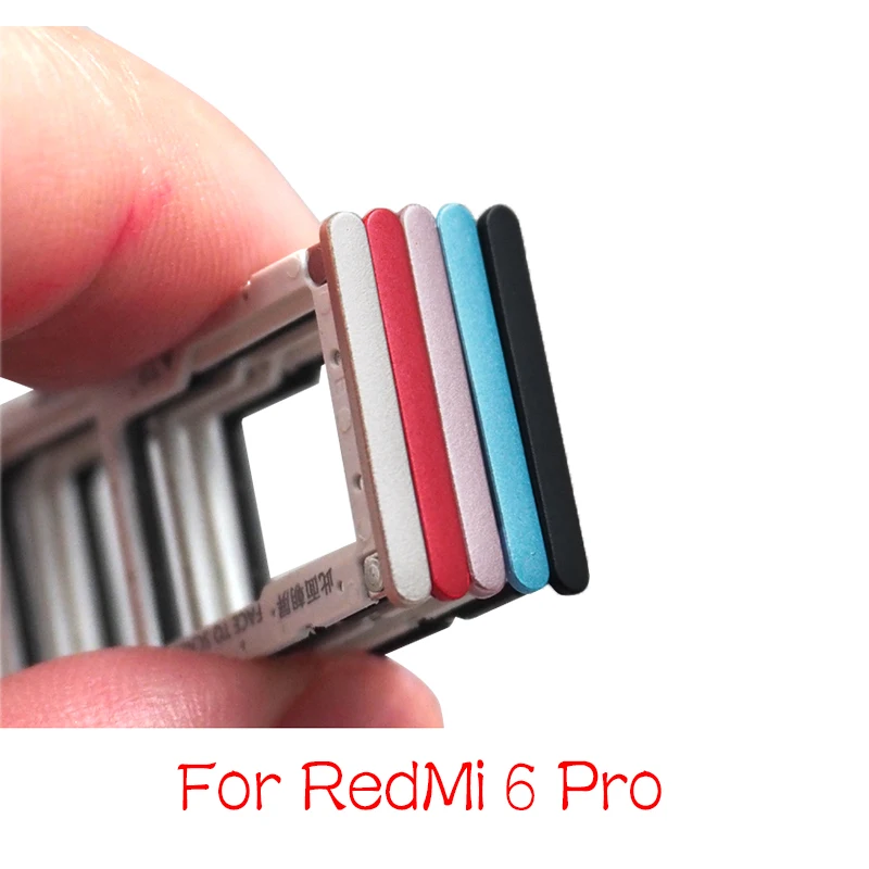 New Sim Tray Holder For Xiaomi Redmi 6 Pro Mi A2 Lite Sim Card