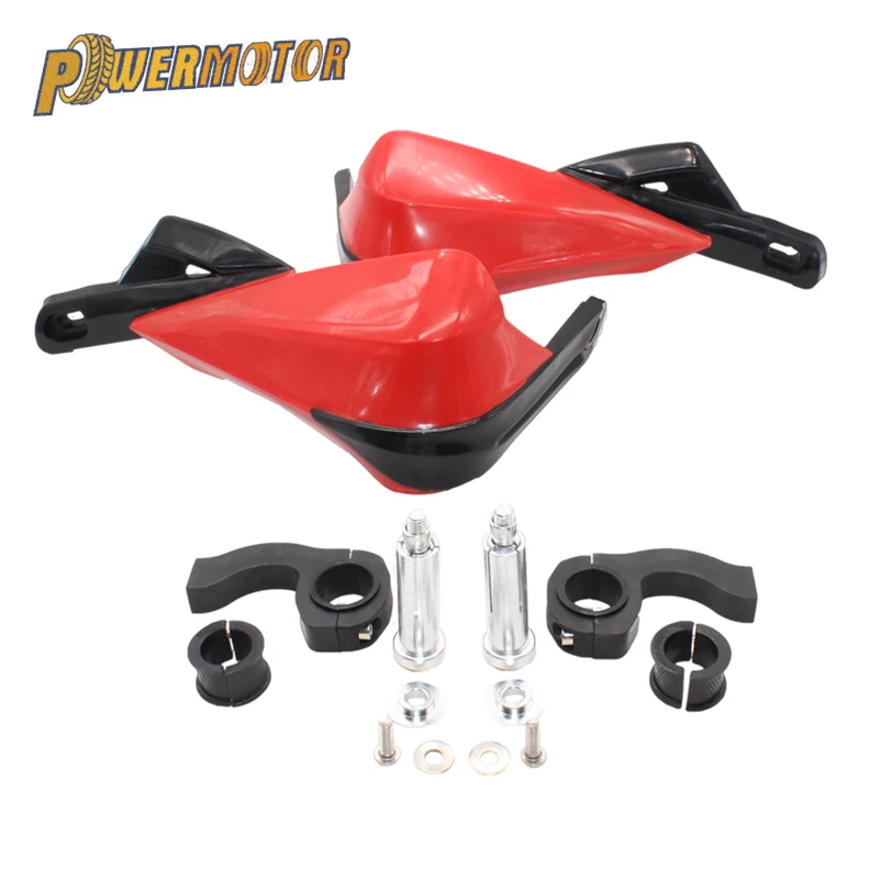 PowerMotor универсальная мотоциклетная защита Handguard мотокросса супер мото черная щетка для рук 22 мм-28 мм Yamaha Kawasaki Honda