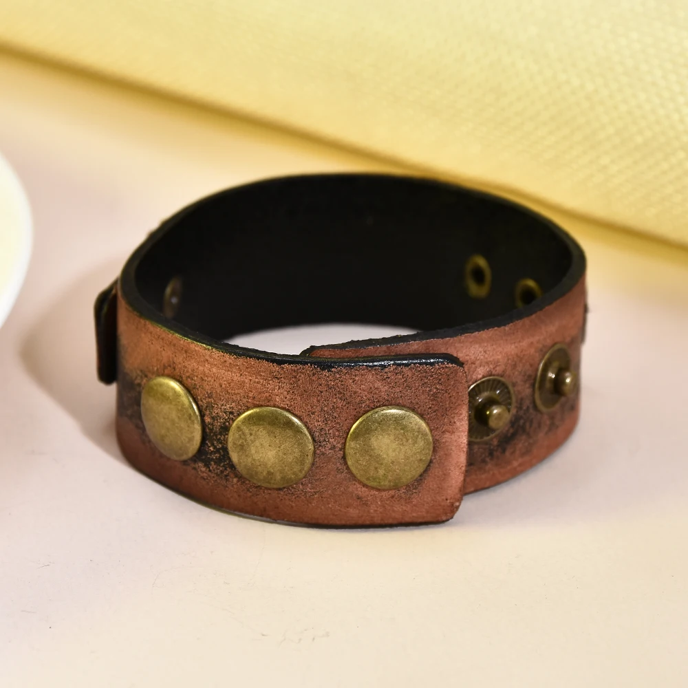 Панк для мужчин Wo для мужчин s Wid кожаный ремень браслет манжета браслет аксессуары индийские ювелирные изделия женский браслет на руку