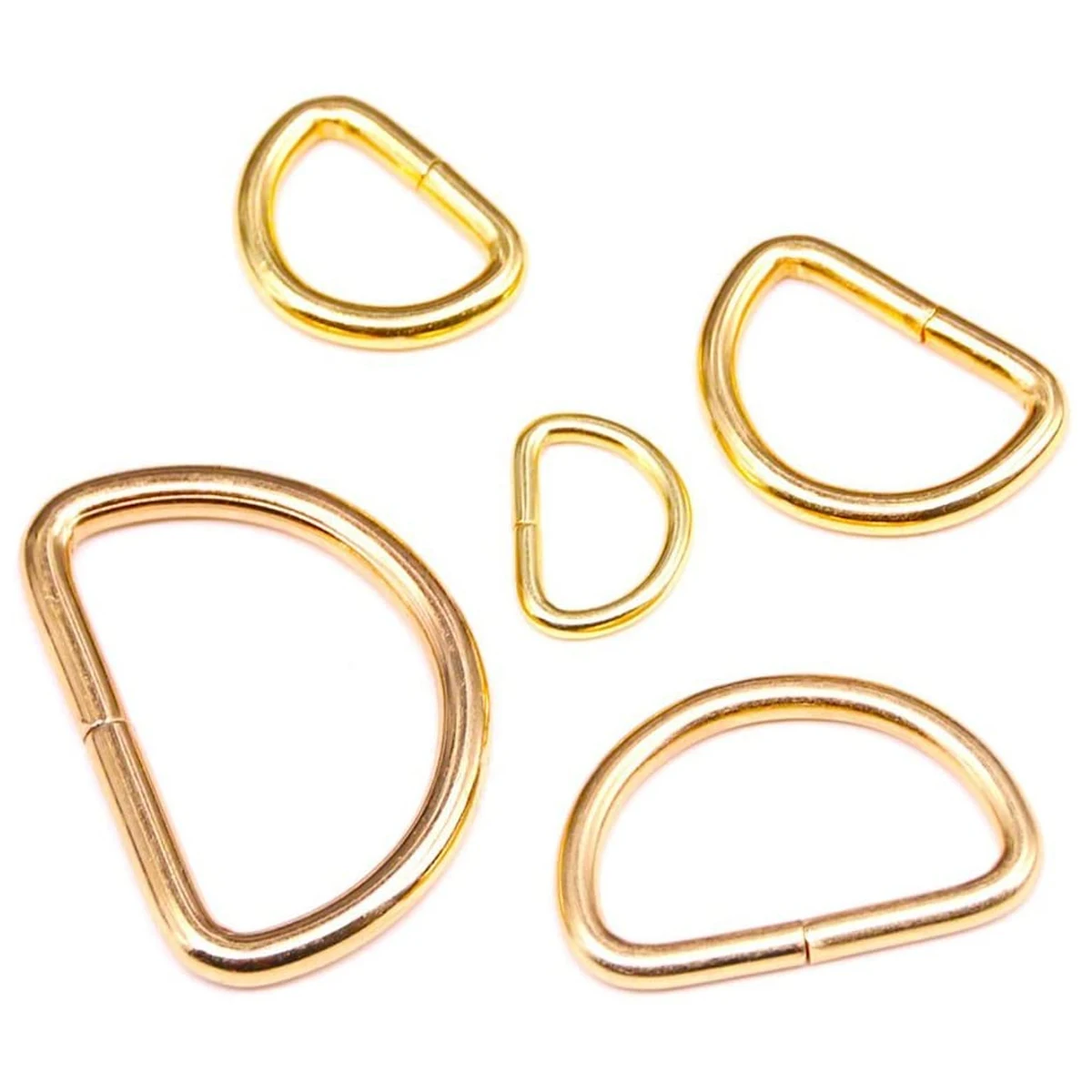 

Multi-Purpose Metal D Ring Semi-Circular D Ring for Hardware Bags Ring Hand DIY Accessories(13-38mm)