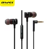 Awei ES-70TY Wired Earphone Earbuds Stereo Headset With Microphone Metal In Ear Super Bass Earpiece For iphone Samsung Xiaomi ► Photo 1/6