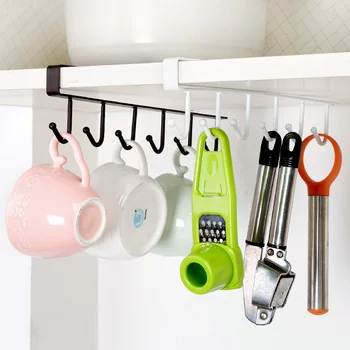 

Kitchen bathroom storage rack storage rack multi-function cabinet hook shelf towel chest cup drain rack WF802416
