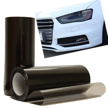 

Water resistant Light Taillight Film Sticker Trucks 30*180cm Black Car Smoke Headlight SUV