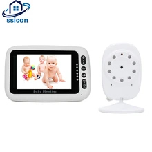 Беспроводной видео Видеоняни и радионяни 2-Way Talk Ночное видение Температура по уходу за ребенком 4,3 дюймов Цвет безопасности ЖК-дисплей Экран радионяня Камера