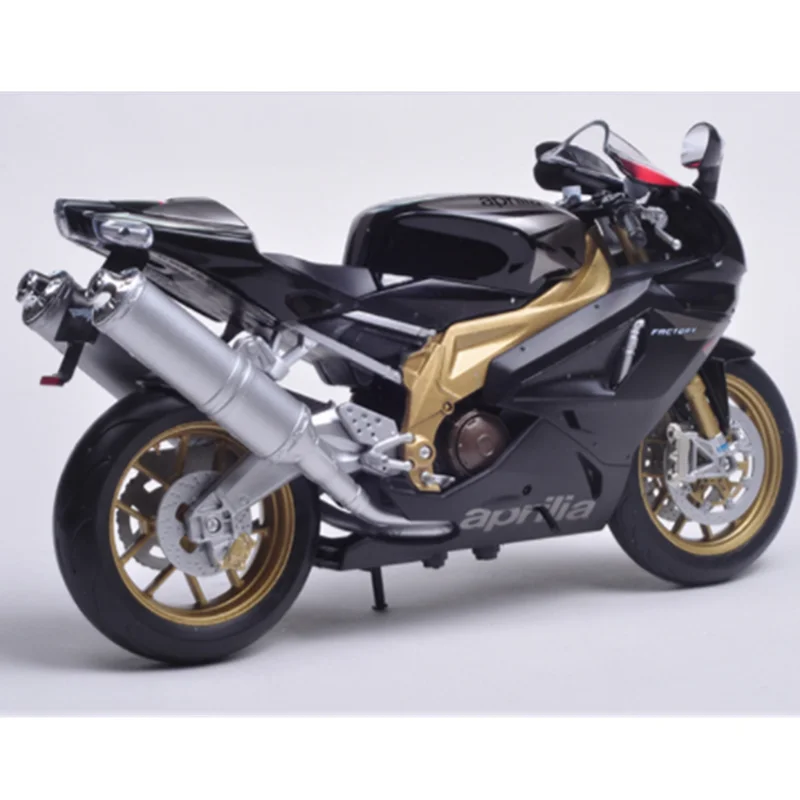 Коллекция 1:10 масштаб RSV 1000R мотоцикл пересечение улицы литья под давлением сплав гоночная модель мотоцикл дисплей для детей и взрослых