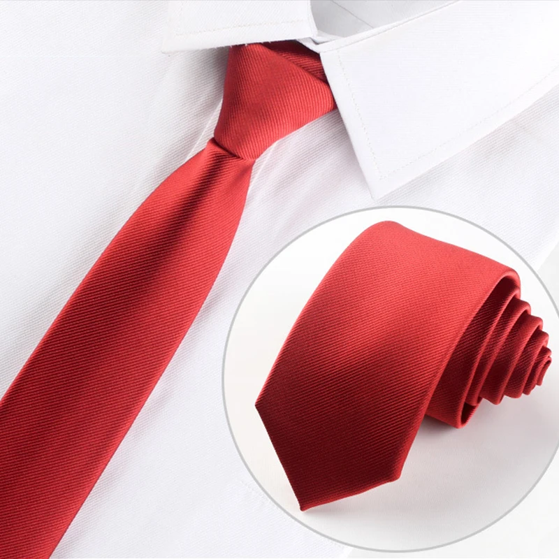 Hi-Tie 6 см тонкие галстуки для мужчин модные однотонные тонкие галстуки для мужчин аксессуары 21 стиль тканые повседневные Галстуки для мужчин