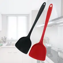 33cm silicone turner criativo universal antiaderente cozinhar turner cozinha turner mistura ferramenta de cozimento turner