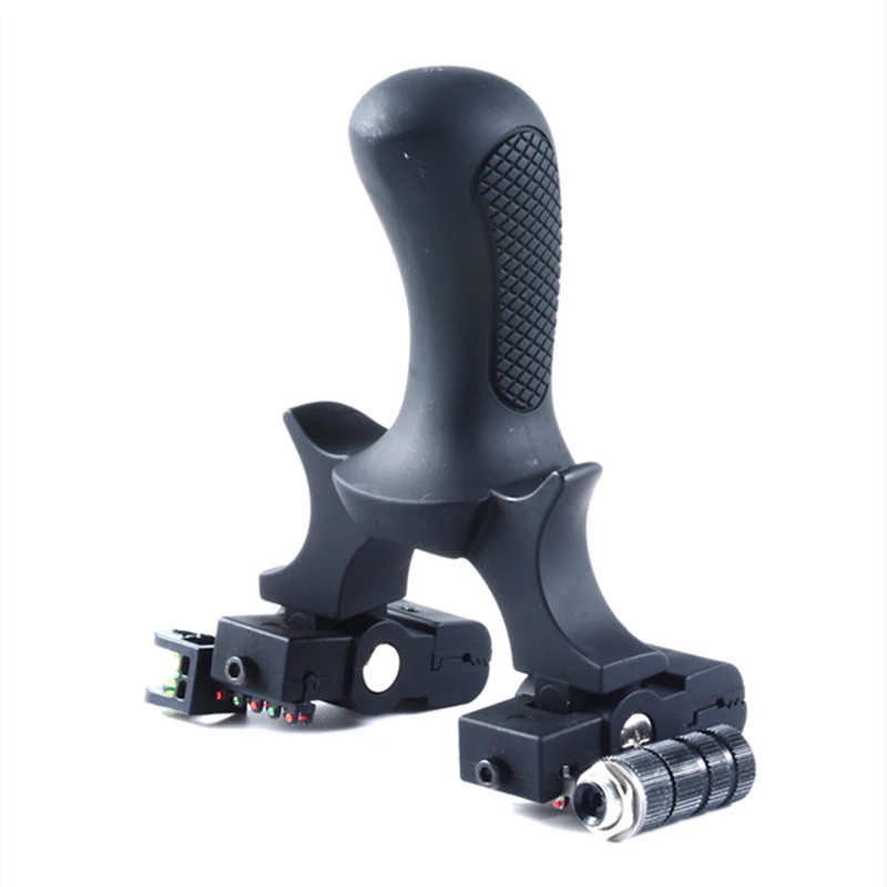 Fronde De Chasse Pliante Toparchery - Avec 5 Points De Visée Et 2 Bandes Caoutchouc - Acier Et Bois