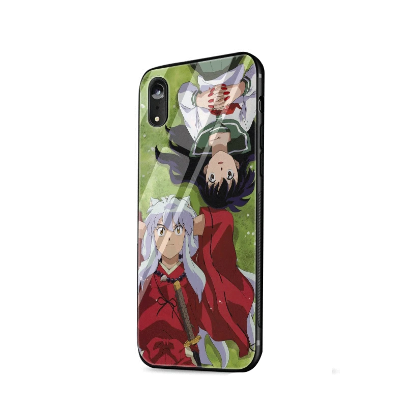 G6 Стеклянный чехол для телефона из ТПУ стекла для Apple iPhone 5 5S SE 6 6S 7 8 Plus XR X XS максимальный Чехол аниме комиксов Inuyasha - Цвет: G6