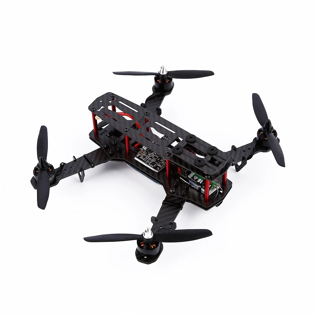 Горячее предложение! Распродажа! FPV черный прочный из чистого углеродного волокна 250 мм 4 оси управления полетом стойки для QAV250 NAZE32 легко установить разумный дизайн