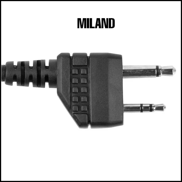 MIDLAND Z Tactical Airsoft U 94 гарнитура PTT U94 2 Pin для KENWOOD/моторных разговоров о/2-Way/Midland/ICOM BaoFeng UV-82 радио - Цвет: MIDLAND