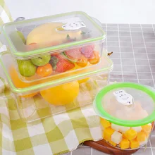 

Food Vacuum Container with Pump Refrigerator Fresh Keeping Box Large Storage Capacity Square Round Plastic Kitchen Container