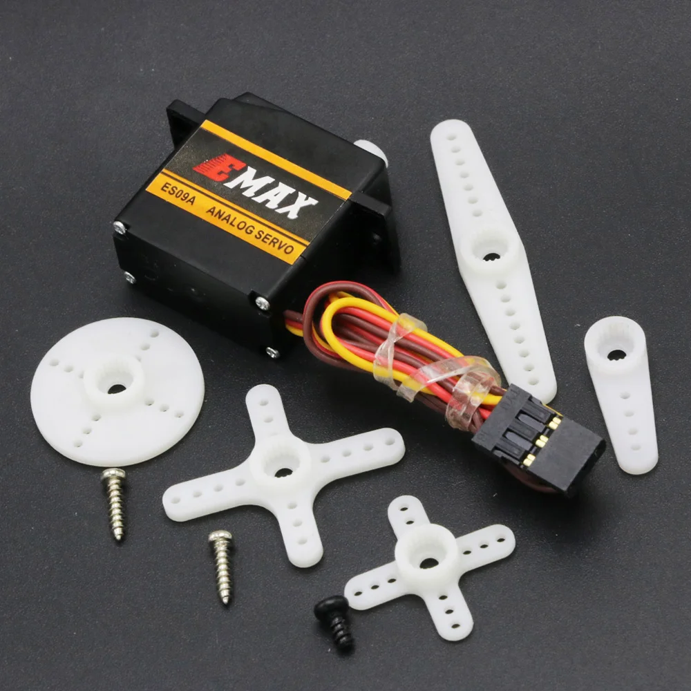 4 шт. EMAX ES09A ES09D ES09MA ES09MD Servo Dual Bearing Special Swash для Trex 450 RC вертолетов|Детали и аксессуары|