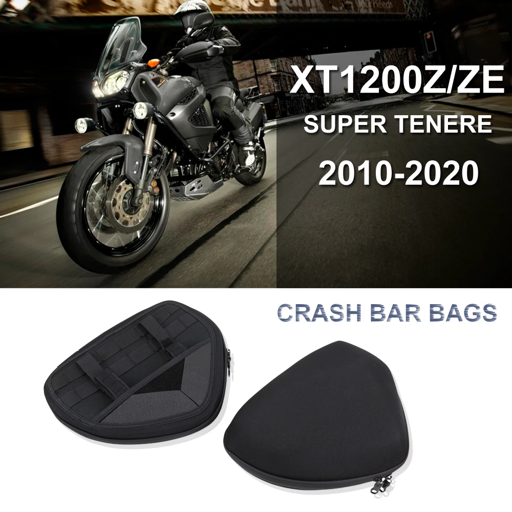 2010-2020 Xt 1200 Z Ze Crash Bar Borse Moto Impermeabile Strumento Di Riparazione Borsa Di Posizionamento Per Yamaha Xt1200Z/Ze Super Tenere 2019-