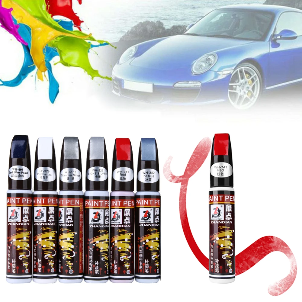 

Professional Car Auto Paint Pen Coat Scratch Clear Repair Waterproof Remover Applicator Non-toxic Durable Tool 13 Colors