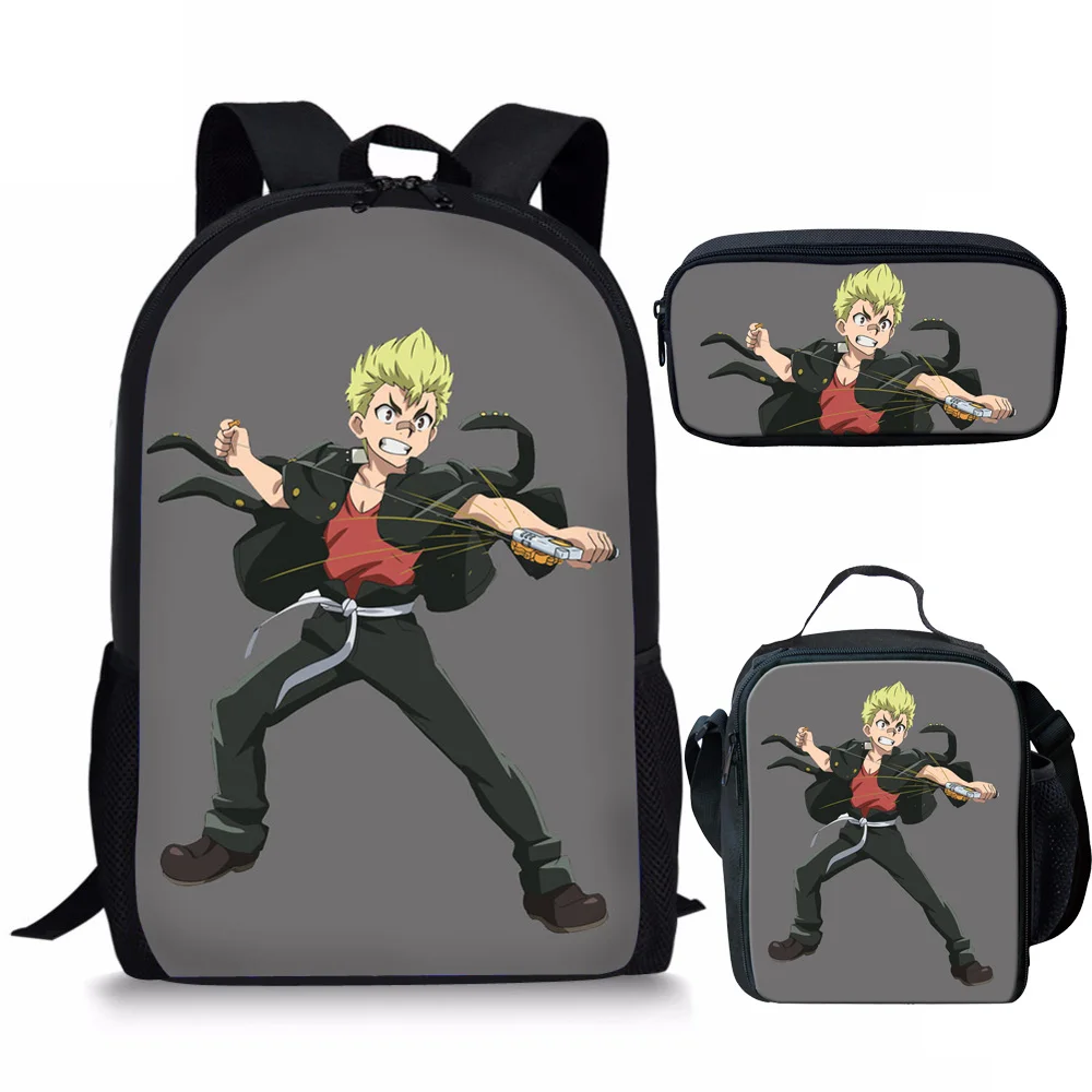 Twoheartsgirl детская школьная сумка с аниме Beyblade Burst Evolution для подростков мальчиков и девочек детская школьная сумка для учеников начальной школы - Цвет: XM1898CGK