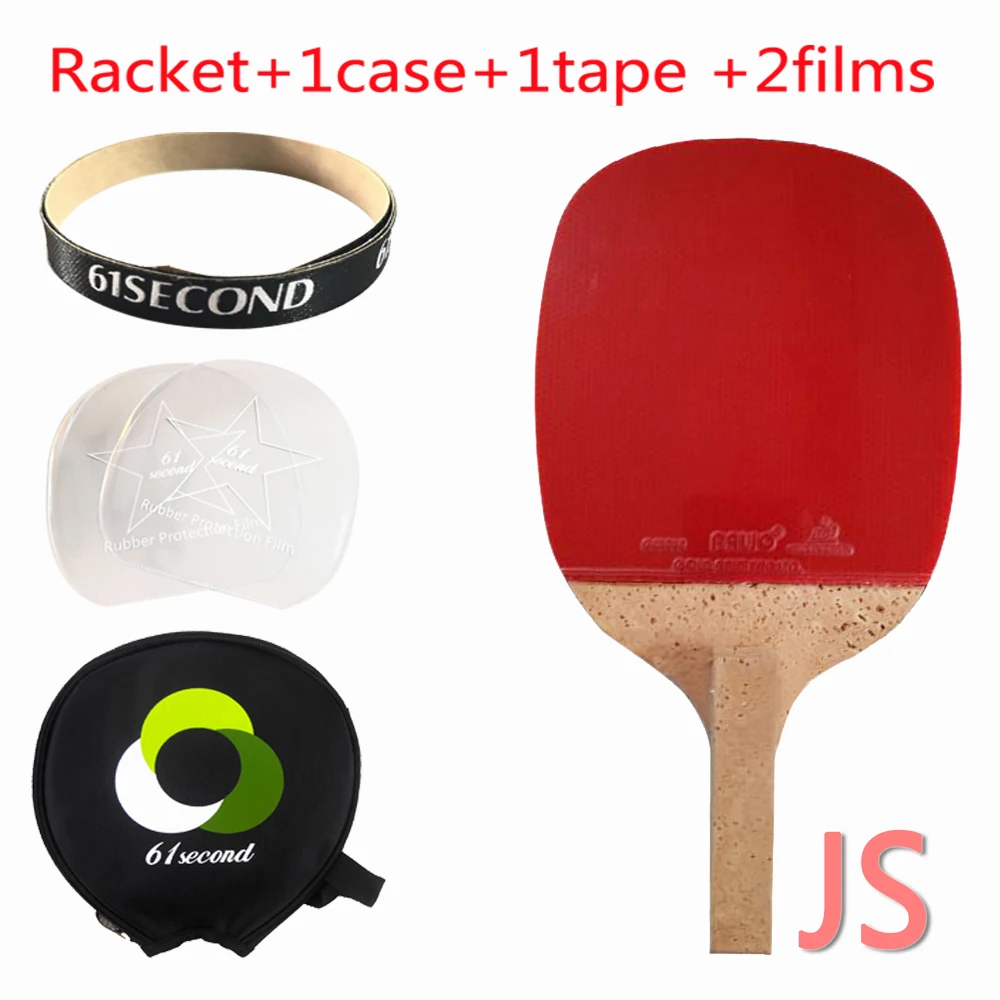 Оригинальная профессиональная ракетка для настольного тенниса Galaxy Yinhe 988 с Palio CJ8000 BIOTECH 2-Side Loop type H36-38, японская ручка JS - Цвет: JS with case