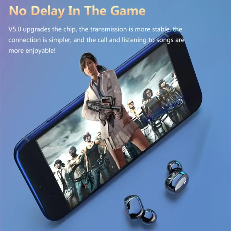 TWS 5 0 Touch Bluetooth Earphone Wireless Headsets Touch Control In ear Earbuds For All Smart Phones Accessories