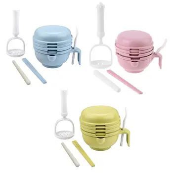 

9 in 1 Food Masher Baby Food Feeder Processor Vegetable Fruit Ricer Grinder Tool