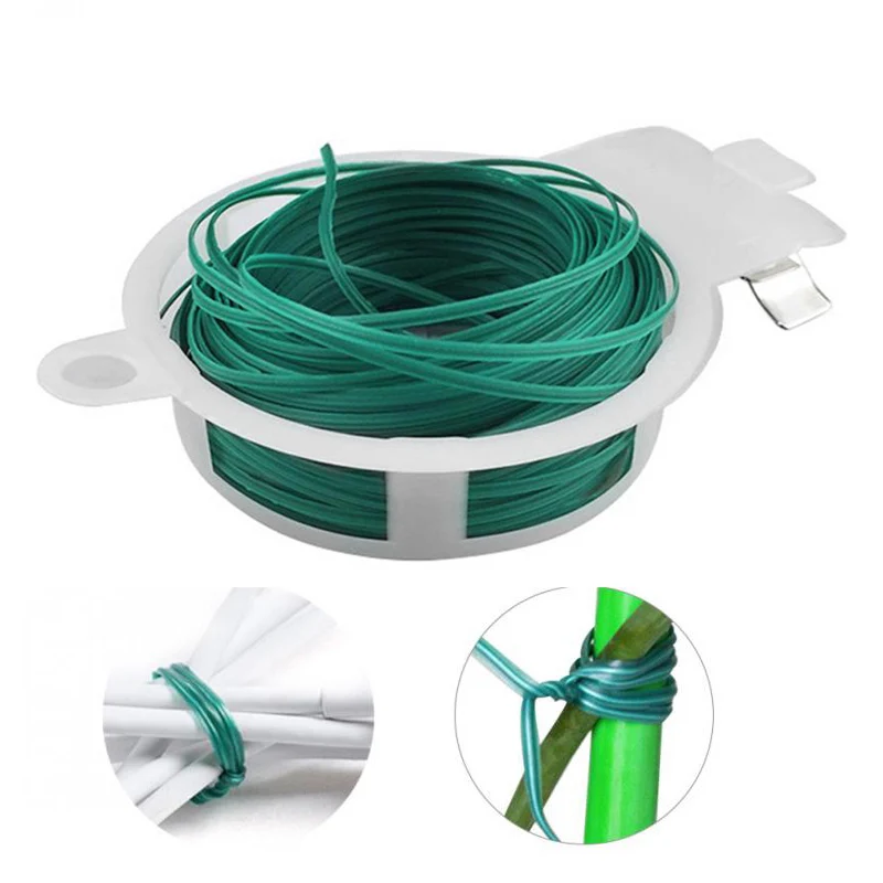 

3 Pcs 50m Garden Plant Twist Tie with Cutter Multifunction Rope for Home Gardening PI669