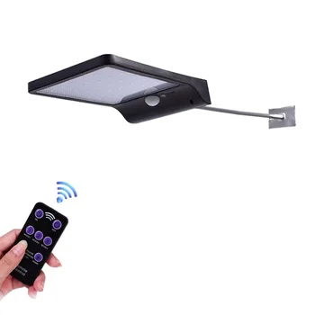 

Upgraded 48 leds Solar Light Color Adjustable With Controller Three Modes Waterproof Lamp Lights For Outdoor Garden Wall Street