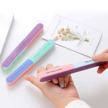 

3pcs/set Polishing File Nail Tool Block Sanding Pedicure Nail File Sanding Professional Nail File Cuticle Pusher Nails Tool