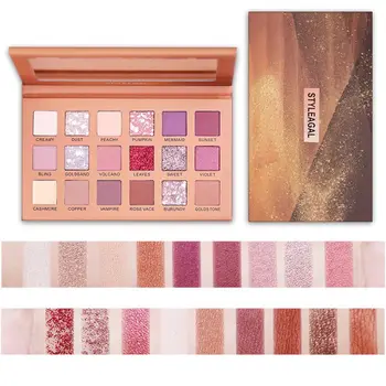 

2020 Natural 18 Colors Gold Powder Eye Shadow Palette Desert Rose Eye Shadow Makeup Long Lasting