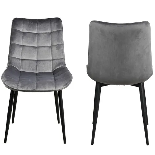 

2Pcs Bar Stool ModernMetal Legs Velvet Cushion Seat and Back for Dining Living Room Chairs sillas comedor