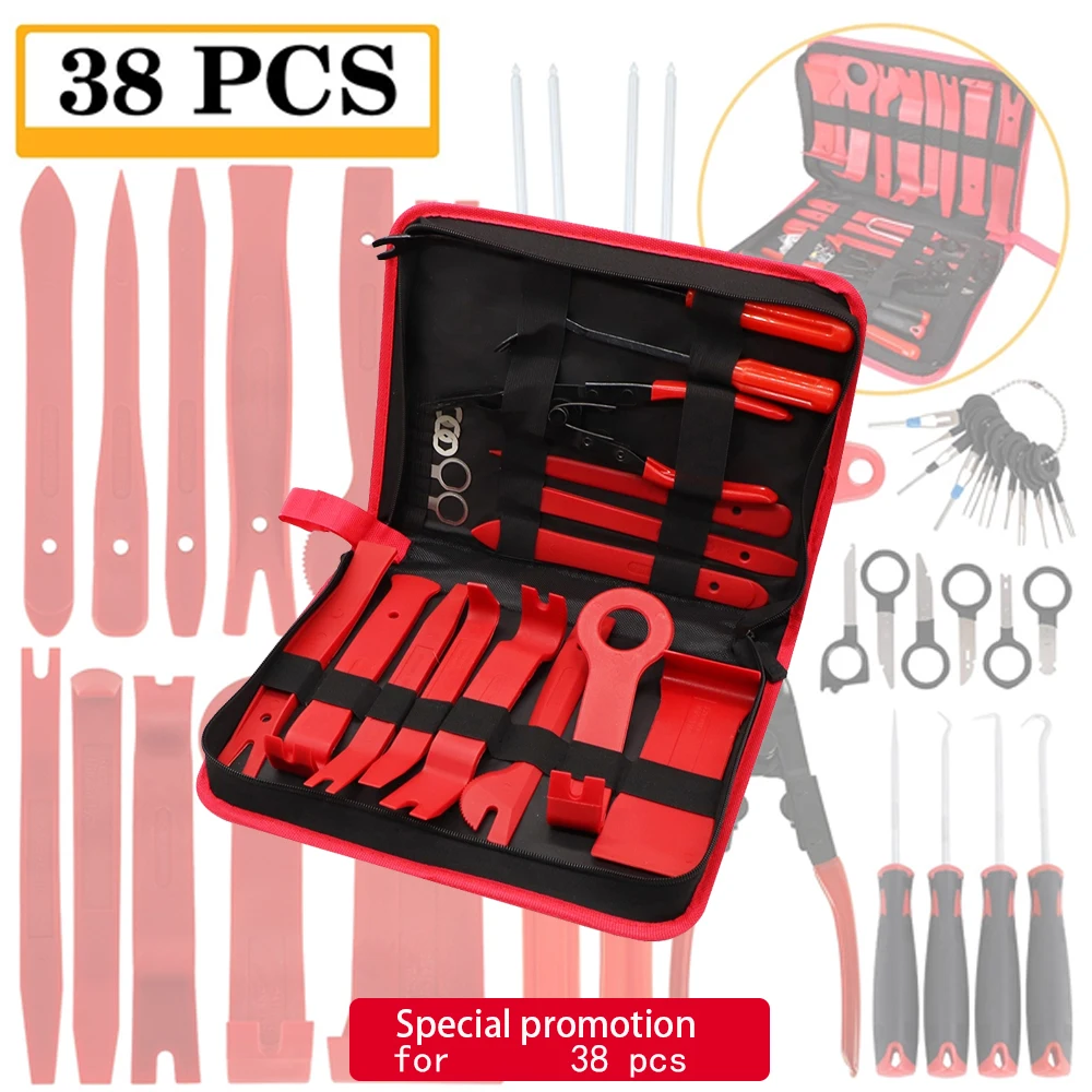 38pcs Car Disassembly Special Tools Audio Disassembly Kits Trim