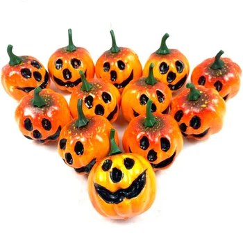 

Lifelike Mini Pumpkin Head 5.6cm Simulation Foam Small Pumpkin Halloween Decoration Props Child Baby Toy Family Decoration