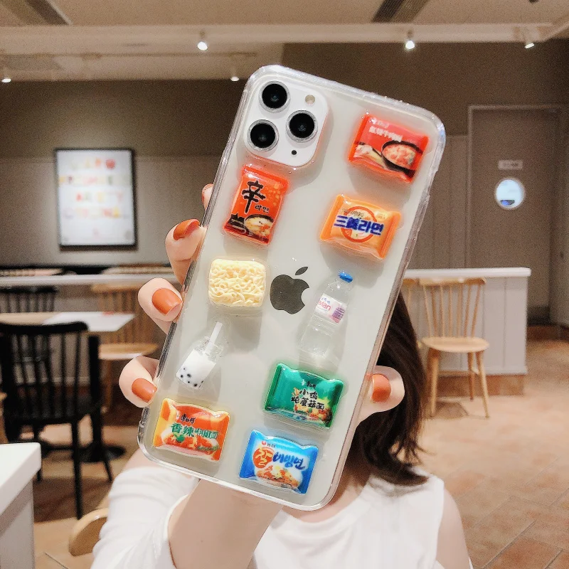 Tfshining INS корейский чехол для телефона для iphone 11 pro max Xr Xs Max X 6 6s 7 8plus милый 3D прозрачный эпоксидный чехол из термополиуретана