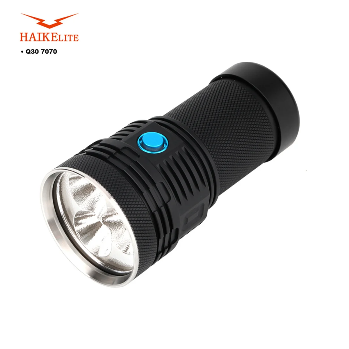 US $80.42 Haikelite Q30 LED Flashlight 7070LED Bead High Power 13000Lumen for Outdoor Multifunction IPX8 Waterproof Flashlight 5Modes