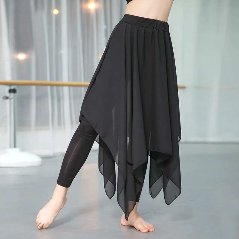 Latin Dance Pant Skirt Training Pant Dress Modern Dance Costume Latin