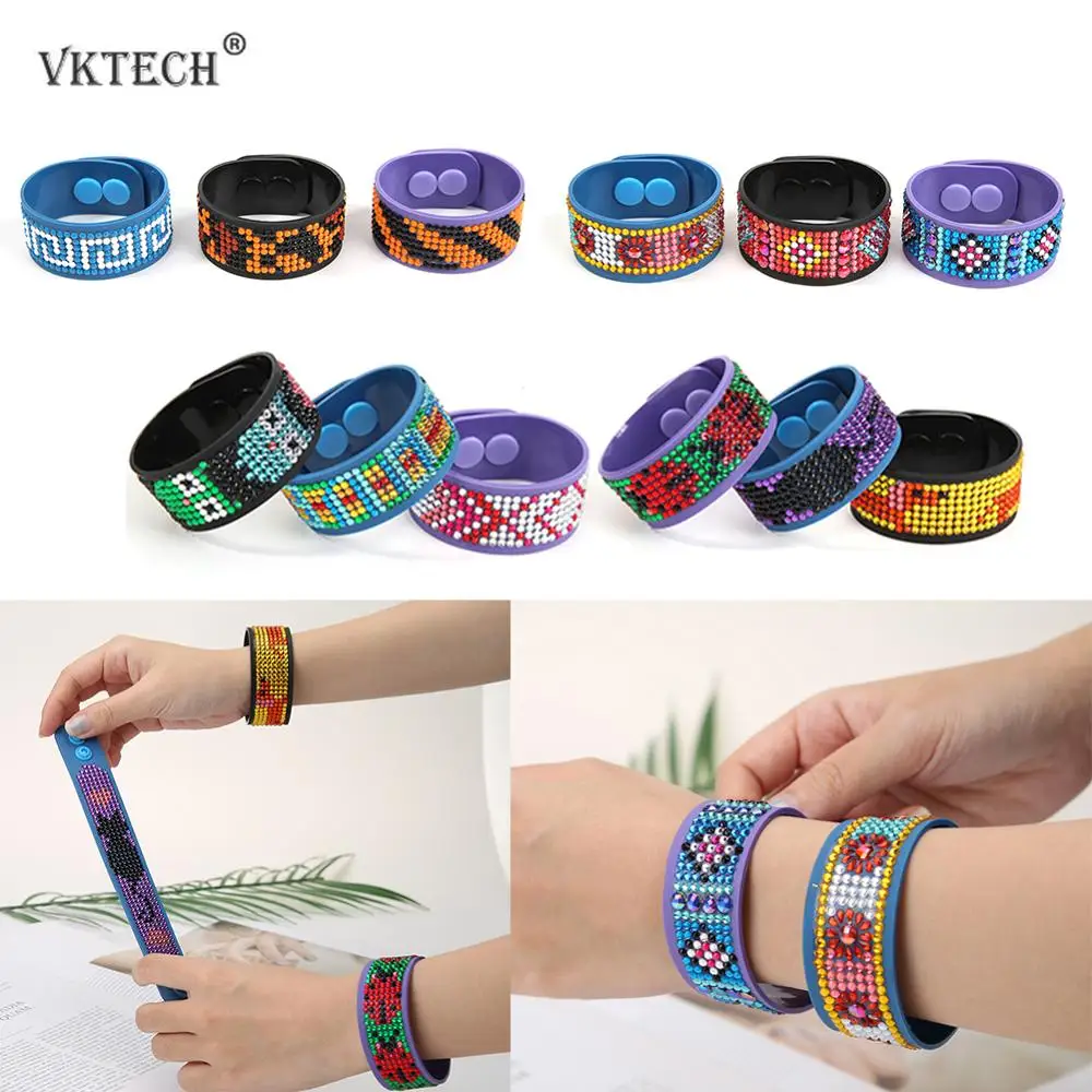 Ремешок силиконовый для наручных часов сделай сам 3 шт.|Алмазная мозаика| |