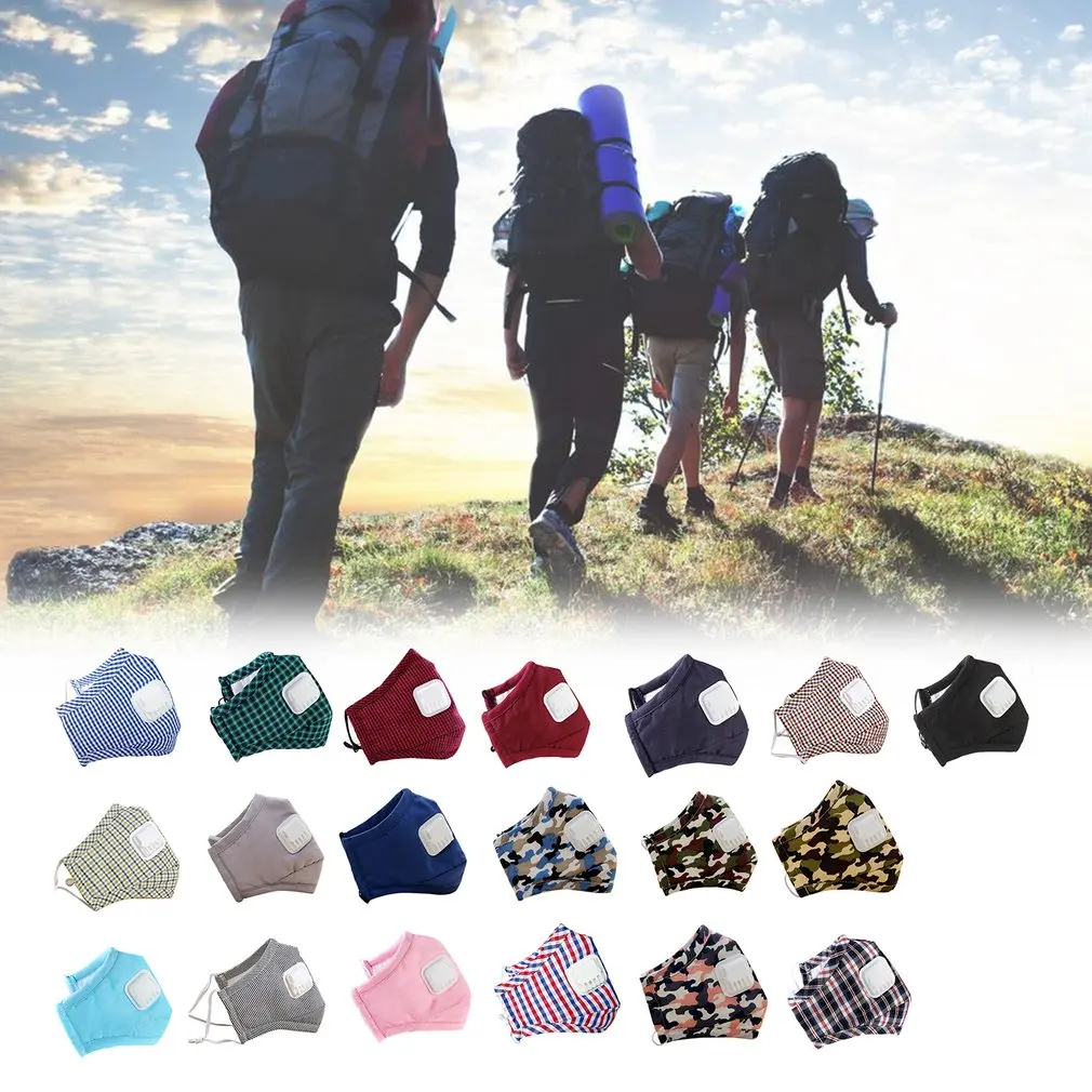 PM2.5 Men Women adult Cotton Anti Dust Mask Mouth Mask Activated Filter Windproof Mouth muffle Bacteria Proof Flu Face Masks