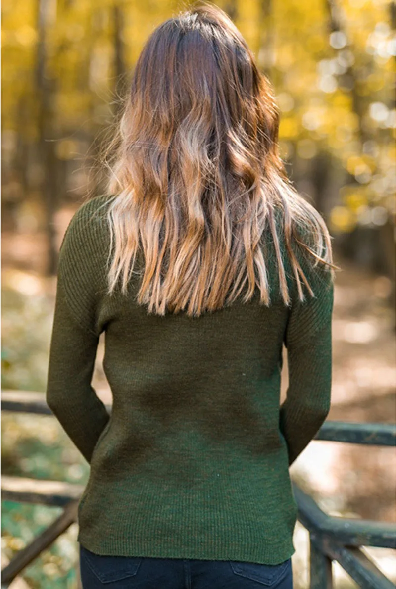 Classic women turtleneck sweater slim autumn pullover women sweater winter 2019 tight warm jumper winter clothes female CDR899 (5)