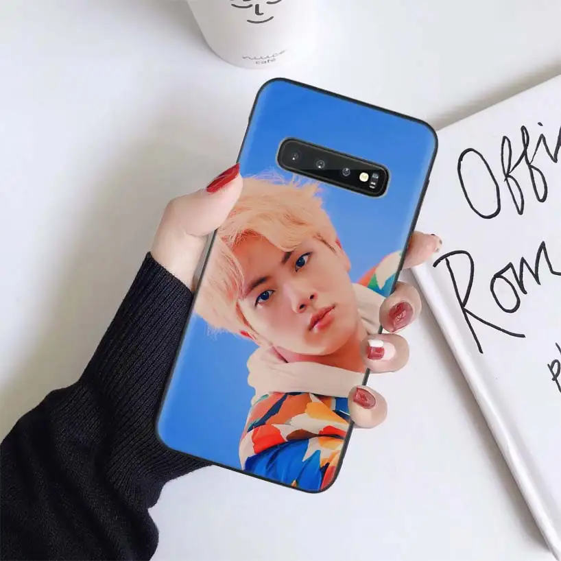 Черный чехол Kpop Kim Seok Jin Boys для samsung Galaxy A50 A70 A50S A10S A20S A10 A20E A30 A40 M40 M30S A80 мягкий чехол для телефона - Цвет: BS020-7