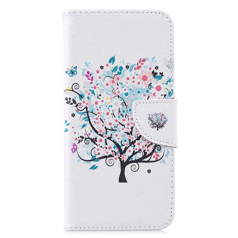 Small Tree Модное платье с цветочным узором флип чехол для LG Stylo5 стилус 4 G6 G7 ThinQ K7 K8 K9 K10 K11 K30 K3 Q6 Q8 V30 K40 K50 Q60 чехол-портмоне - Цвет: Small Tree