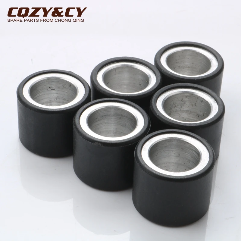 

6pc Variator Racing Roller Weights 5gram 19x15.5 mm for GILERA Dna 50 Ice Runner Purejet 50 Storm Typhoon Eu2 50cc CM1102015
