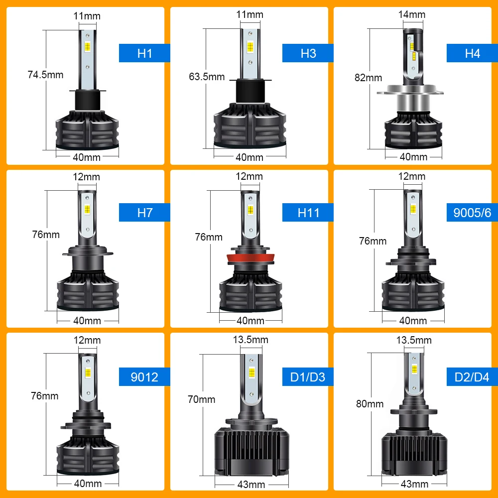 EURS H11 Led H4 H7 4300K 3000K 6000K автомобильный налобный фонарь 9005 9006 9012 60 Вт лм три цвета Температура со вспышкой и стробоскопом