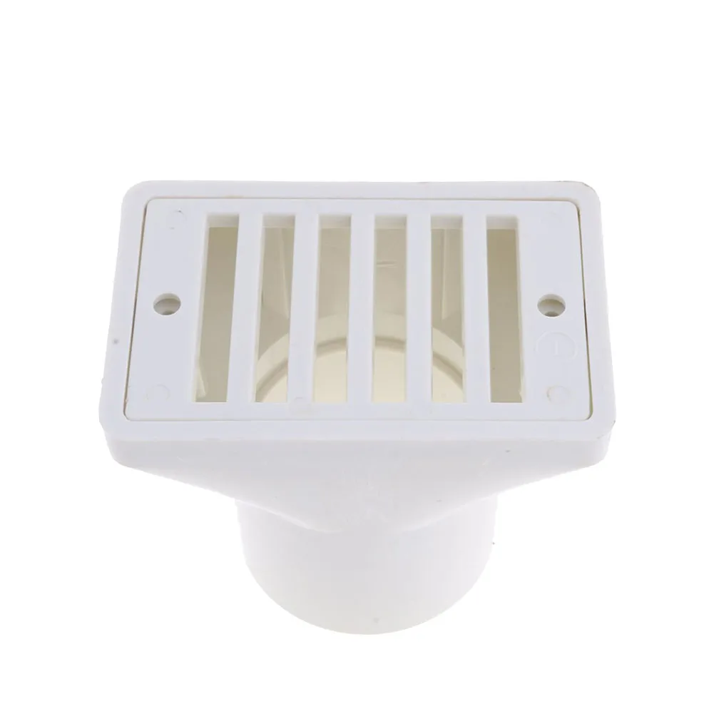 Anti Blocking Easy Clean Universal Square Filter Water Outlet Cover Sink Replacement Fitting Accessory Swimming Pool Drainer