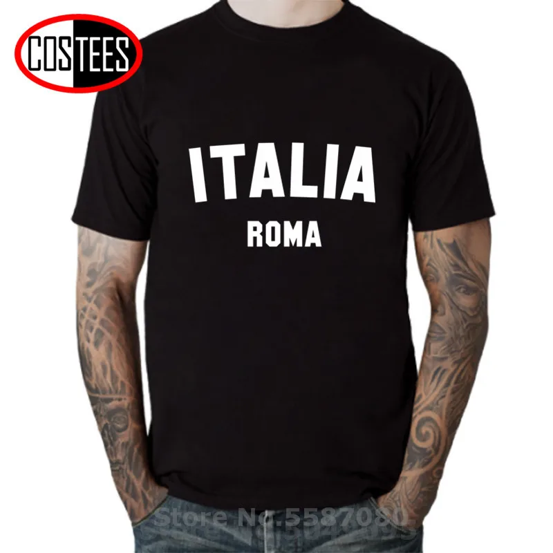 Мужская футболка Awesome Colosseum ITALIA ROMA роскошная одежда для футбола Романтический