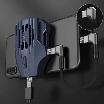 

Ultra Quiet Semiconductor Cooling Mobile Controller Extreme Cool Heat Dissipation Gamepad for 65mm to 87mm Wide Phone