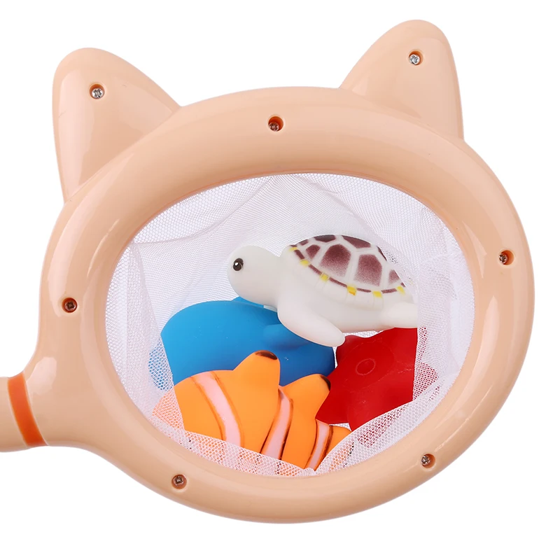 Новейшие игрушки для кошачьей рыбалки, сетевой мешок, утка, Пчела и рыба, детские игрушки для плавания, летние игровые водные игрушки для ванной