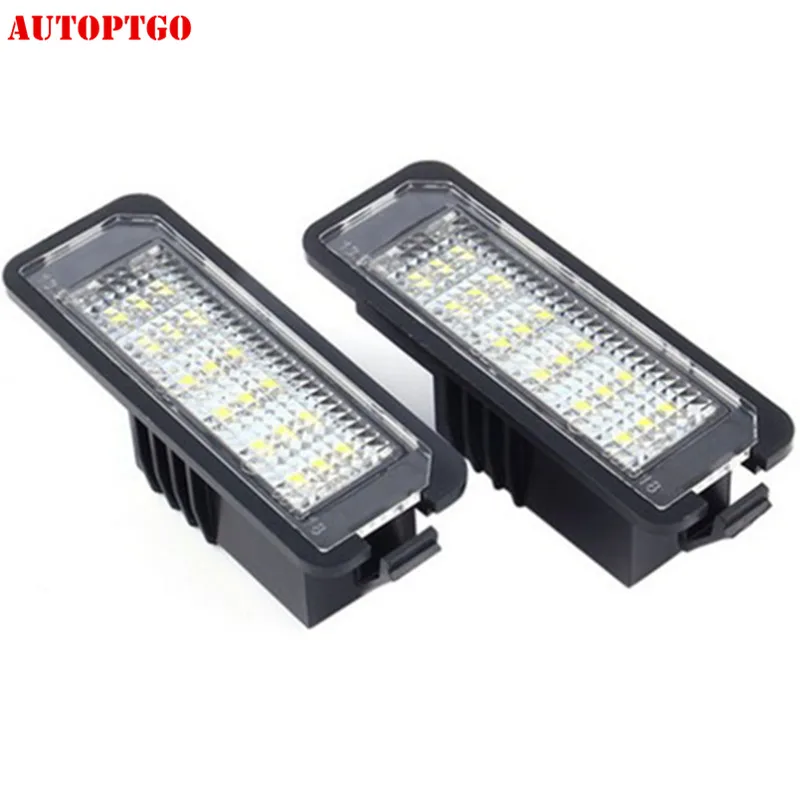 Автомобильный светодиодный светильник для номерного знака для VW Golf Polo Passat Phaeton Beetle EOS Scirocco Lupo для Seat Leon Altea Exeo Ibiza